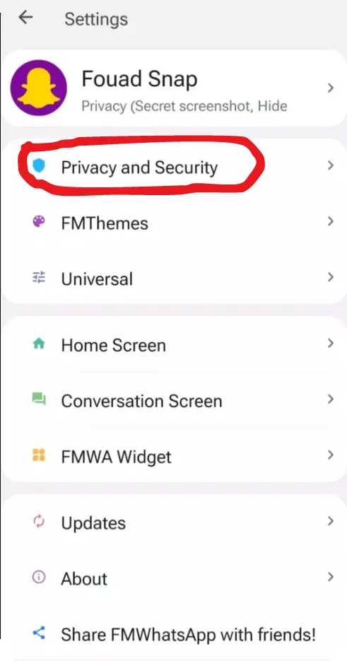 FM WhatsApp privacy and policy